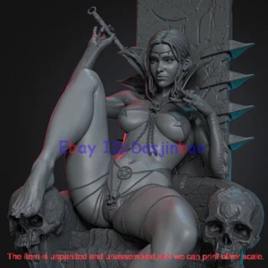 Beauty Woman On Throne 1/6 Figure 3D Print Model Kit Unpainted Unassembled 33cm - Picture 1 of 8