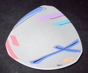 Rosenthal Continental Flash MARKING Dorothy Hafner, Gray, Bread Plate, 6 1/2" - Picture 1 of 1