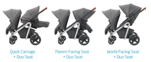 Maxi Cosi Lila Comfort Stroller With Duo Seat / Maxi Cosi Double Pram - Picture 1 of 5