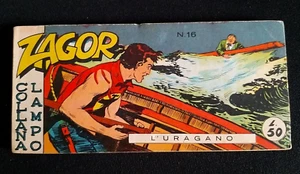 ***ZAGOR STRISCIA*** SECONDA (II) SERIE N. 16 ORIGINALE DEL 1963 !!! - Foto 1 di 6