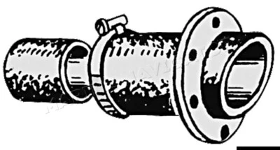 Osculati Exhaust flange 50 60 mm — 第 1/2 张图片