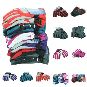 Kids Ski Gloves Windproof Waterproof Winter Warm Outdoor Sports Ski Snowboard - Picture 1 of 17