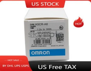 NEW IN BOX OMRON Timer H3CR-A8 H3CRA8 100-240VAC / 100-125VDC US Free TAX - Picture 1 of 10
