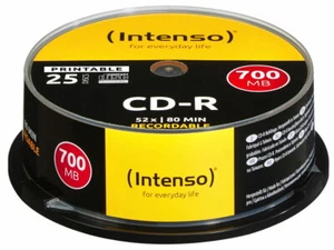 25 Intenso Rohlinge CD-R full printable 80Min 700MB 52x Spindel - Bild 1 von 1