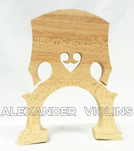 HAND MADE BRIDGE UPRIGHT BASS 1/2 SIZE, MAPLE, FRENCH STYLE, US SELLER - Picture 1 of 4