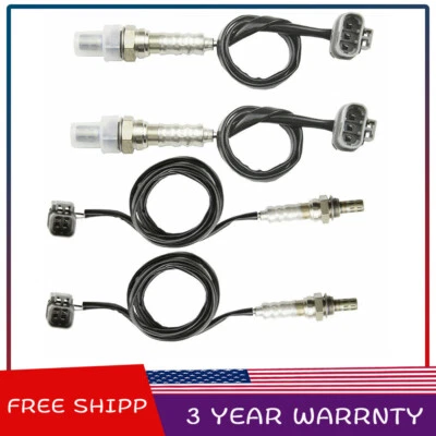 NUEVO 4 PIEZAS sensor de oxígeno arriba+abajo para Nissan Pathfinder 1996-2000, Infiniti QX4 3,3 L Foto 1 de 4
