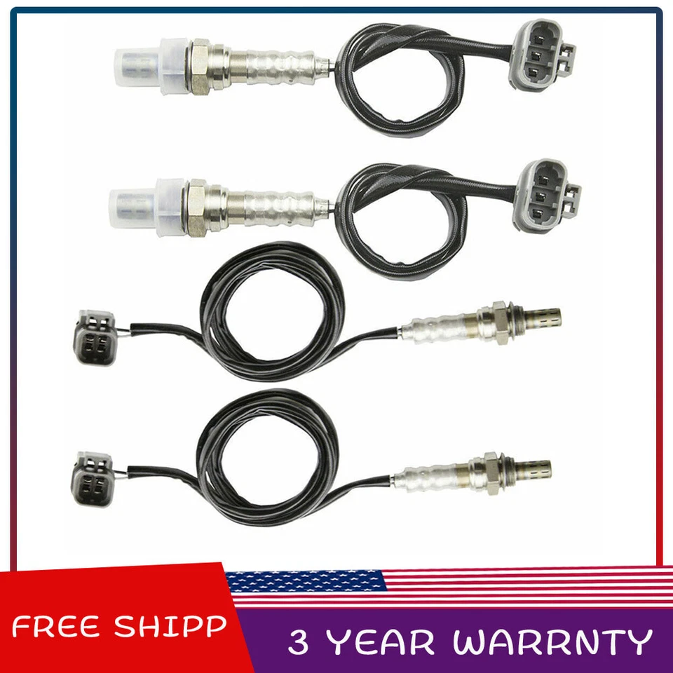 NUEVO 4 PIEZAS sensor de oxígeno arriba+abajo para Nissan Pathfinder 1996-2000, Infiniti QX4 3,3 L Foto 1 de 4