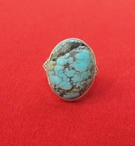 925 Sterling Silber Türkis Ring Größe 5,5, 6 Gramm Lot1959 - Bild 1 von 8