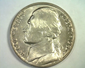1983-P JEFFERSON NICKEL GEM UNCIRCULATED GEM UNC. NICE ORIGINAL COIN FAST SHIP - Picture 1 of 2