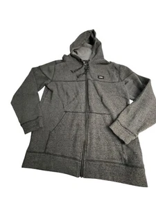 vans jacket gray full zip mens m hoodie - Picture 1 of 8