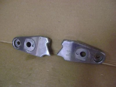 Honda CB650 Nighthawk HEADLIGHT BRACKETS 1983 1984 1985 - 61312 & 61313-ME5-000 - Image 1 of 4