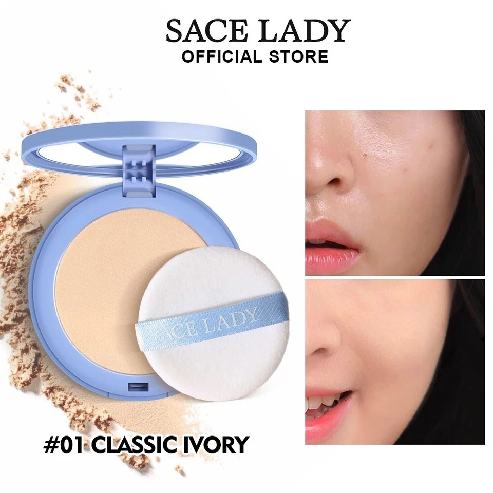 0SACE LADY Oil-control Compact Powder Foundation Waterproof Matte Face Powder Be - Image 1 of 3