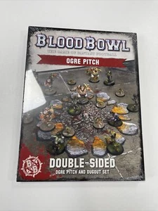 Games Workshop Blood Bowl Pezzo Orco Set Doppio Lato e Dugout - Foto 1 di 4