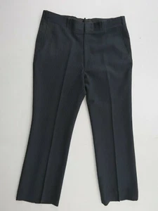 Men's Classic Collection Action Navy Blue Pin-striped Dress Pants Size: 38 R - Picture 1 of 9