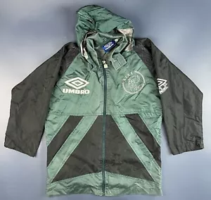 AJAX 1990'S TRAINING TRACK TOP RAIN JACKET UMBRO VINTAGE SHIRT SIZE M ADULT - Picture 1 of 12