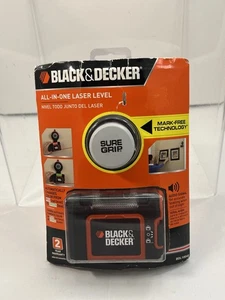 Black & Decker Sure Grip All-in-one Laser Level BDL100AV Red/Green Audio Signal - Picture 1 of 2