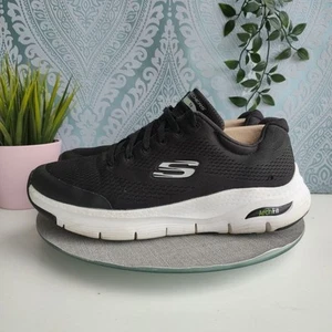 Skechers Men's Arch Fit Trainers. UK Size 9. Black  - Picture 1 of 14