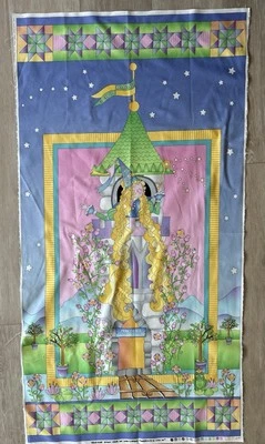 Briar Rose Princess In A Tower ~ Fabric Panel From Possibilities~ Avlyn Quilting - Image 1 of 2