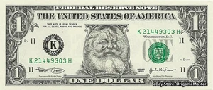 The Santa Claus U.S. $1 Dollar Bill Money "Santa Dollar" item Real Cash - Picture 1 of 8