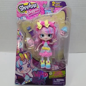 Shopkins Shoppies Wild Style Candy Sweets Flocked N Fluffy Tribe Doll Figure New - Picture 1 of 7