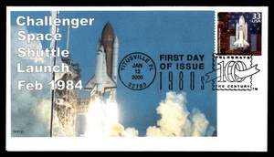 MayfairStamps US FDC 2000 Florida Space Shuttle Challenger 1980s Romp First Day - Picture 1 of 2