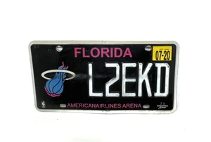 VINTAGE Florida American Airlines Arena Miami Heat License Plate L2EKD - Picture 1 of 2