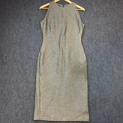 Vestido para mujer Akris US 8 F40 D38 sin mangas funda midi diseñador lujo suizo Foto 1 de 4