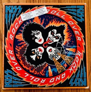 KISS~Ace Frehley Signed ROCK AND ROLL OVER Promo/DJ Album Cover~CASABLANCA - Picture 1 of 2