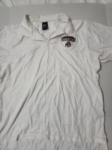 Vintage Y2K Ohio State Buckeyes Nike Team Tag Polo Men's XL 2002 Fiesta Bowl - Picture 1 of 12