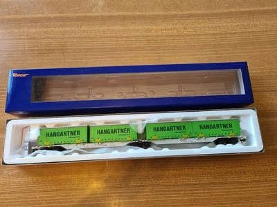 Roco 66570 Container-Doppeltragwagen Hangartner Sggmrs AAE 943-0 H0 = - Bild 1 von 4