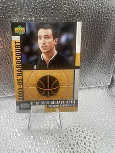 EMANUEL GINOBILI 2004 Upper Deck Hardcourt Materials Patch #HCM-EG Spurs - Picture 1 of 2