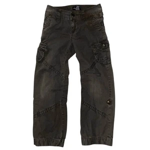 Boys Ralph Lauren Cargo Pocket Brown Pants Size 7  - Picture 1 of 3