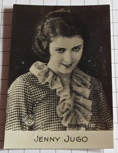 Actress JENNY JUGO - Portrait Photo - Trading Card #499