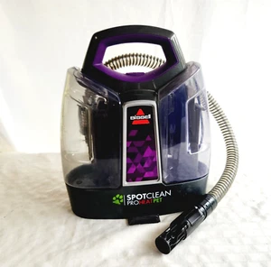 BISSELL SpotClean ProHeat Pet Purple Compact Carpet Cleaner Model 6119W - Picture 1 of 20