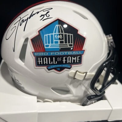 Lawrence Taylor Signed Auto Autograph HOF Mini Helmet PSA - Image 1 of 3
