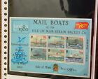 London 1980 international Stamp Exhibition Isle of Man 2 Miniature Sheet MNH U/M