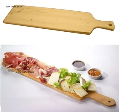MADE IN ITALY TAGLIERE SERVICROSTINO 61x17 LEGNO PROFESSIONALE CROSTINO SALUMI FORMAGGI 1 2023