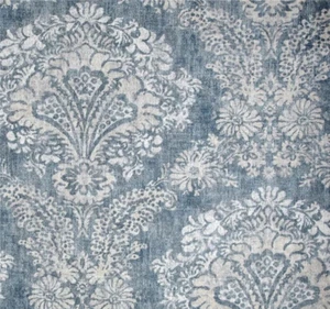 6 Yds Magnolia Home Stan Cathell Hamilton Denim Drapery Upholstery - Picture 1 of 2