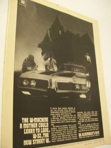 Pubblicità 1969 Olds mid-size-mag car- Dr. Oldsmobile W-42 4-4-2- "Una madre potrebbe amare" - Foto 1 di 1