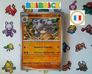 Carte pokemon Rhinoféros Rhydon MEW 151 112/165 REVERSE FR - Imagen 1 de 3