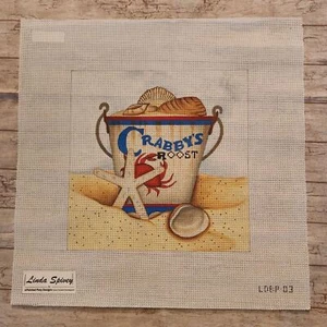 Lienzo Linda Spivey Crabby's Roost pintado a mano punta de aguja LDBP-03 - Imagen 1 de 8