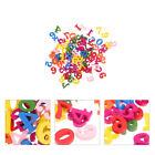  200 Pcs Wood Color Numbers Toddler Kids Puzzles Mini Blocks