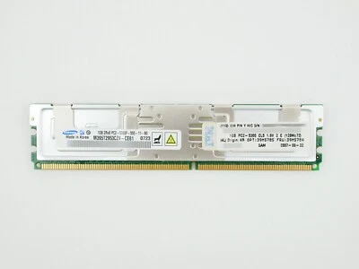 IBM Samsung 1GB PC2-5300F DDR2-667MHz M395T2953EZ4-CE66 39M5784 - Image 1 of 2