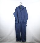 Deadstock Vintage 70s Streetwear Mens 40R Chambray Denim Coveralls Suit Blue USA