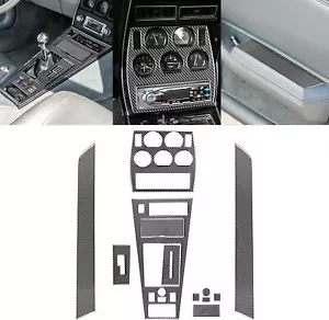 Juego completo interior de fibra de carbono real de 12 piezas para Chevrolet Corvette C3 1968-1982 - Imagen 1 de 10