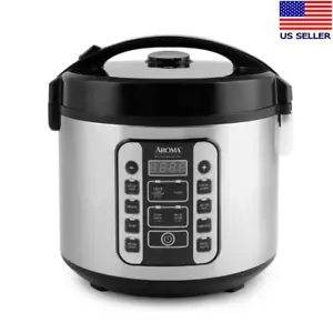 20-Cup Stainless Steel Digital Cool-Touch Rice Cooker and Food Steamer - Picture 1 of 11