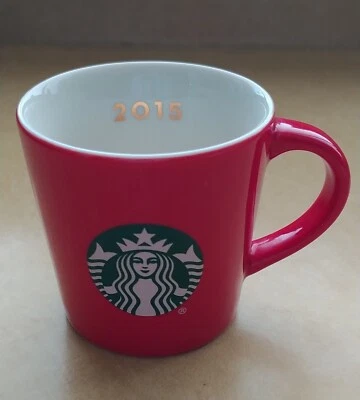 2015 Starbucks Holiday Red 3oz. Demi Espresso Collector Mug - Image 1 of 4