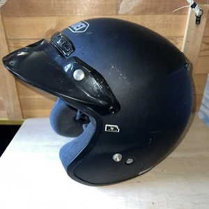 Shoei RJ Platinum - R Motorcycle Helmet Matt Black SZ Medium DOT SNELL - Picture 1 of 11