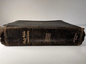 Holy Bible Teachers' Edition American Standard Version Nelson 1901 1929 Leather - Picture 1 of 16