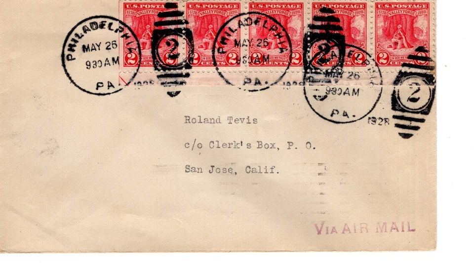 WASHINGTON'S ENCAMPMENT AT VALLEY FORGE - PHILADELPHIA, PA  1928 FDC17466A - Image 1 of 2